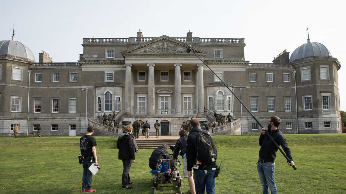 On set of King Lear
