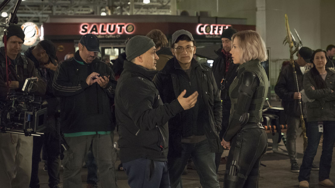 Director on set of Doctor Strange