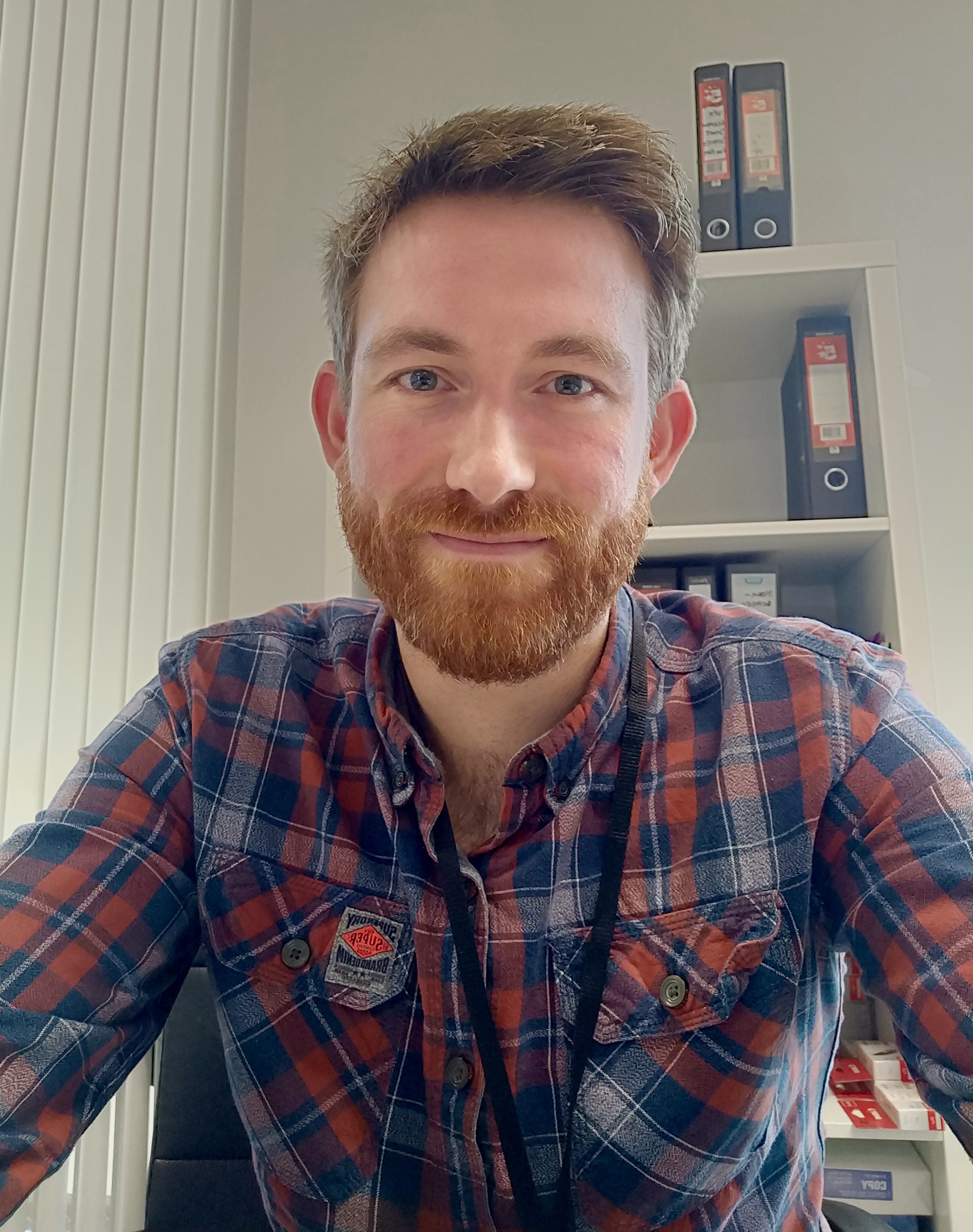 Special effects trainee Sam Murdock