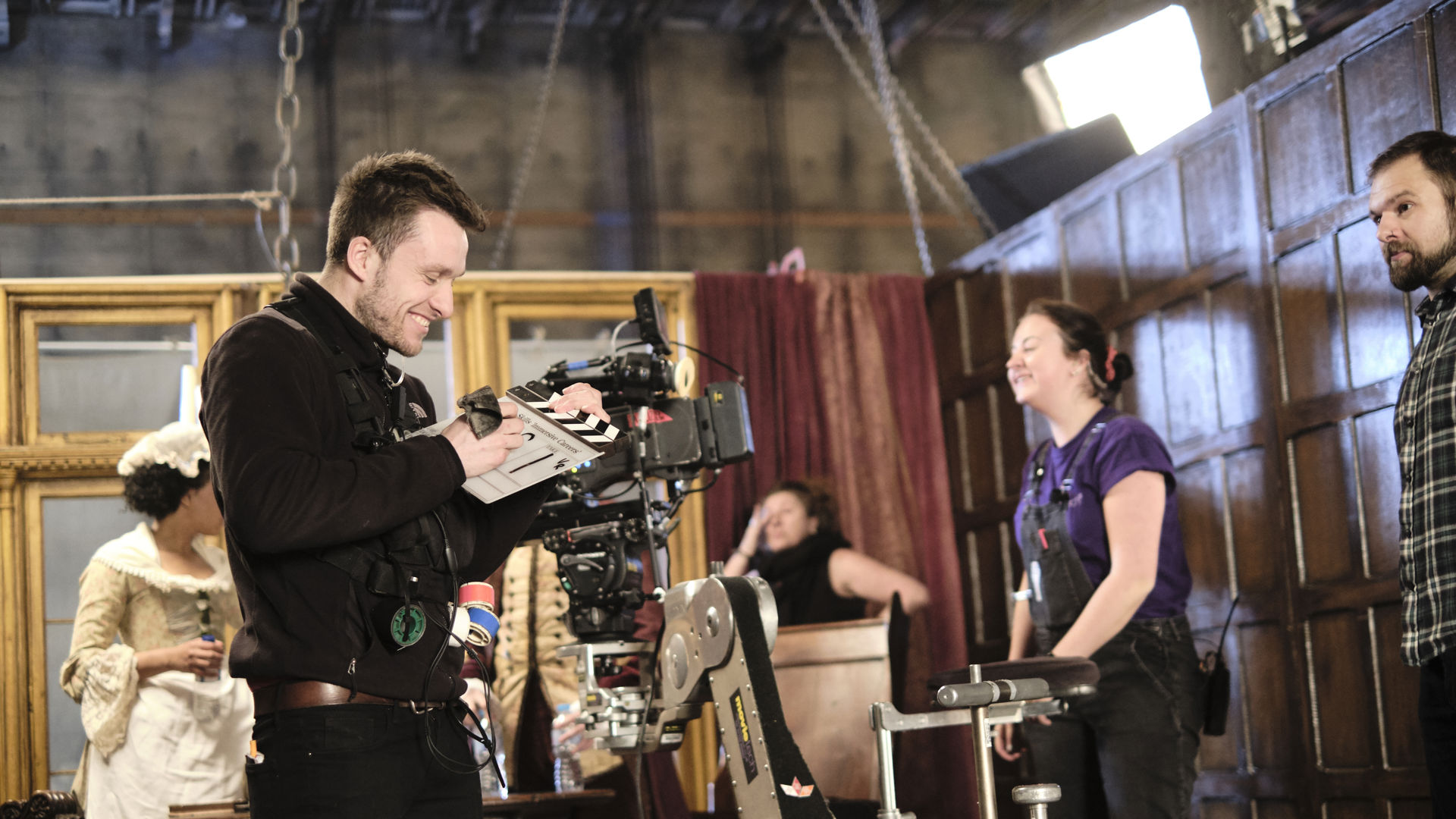 Script supervisor (also known as continuity) in the film and TV drama ...