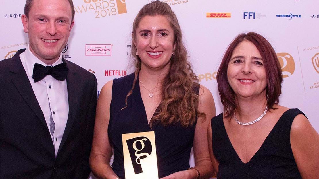 Ruby Avards receives The Production Guild 2018 Spotlight Award