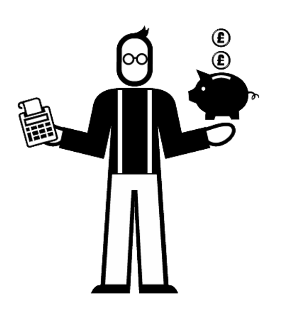 Finance controller illustration