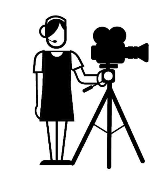 Camera operator illustration
