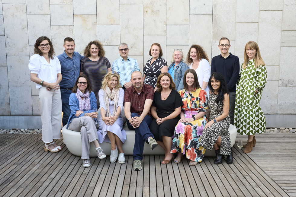 Group shot of guests at the High-end TV Skills Fund 10th anniversary celebration