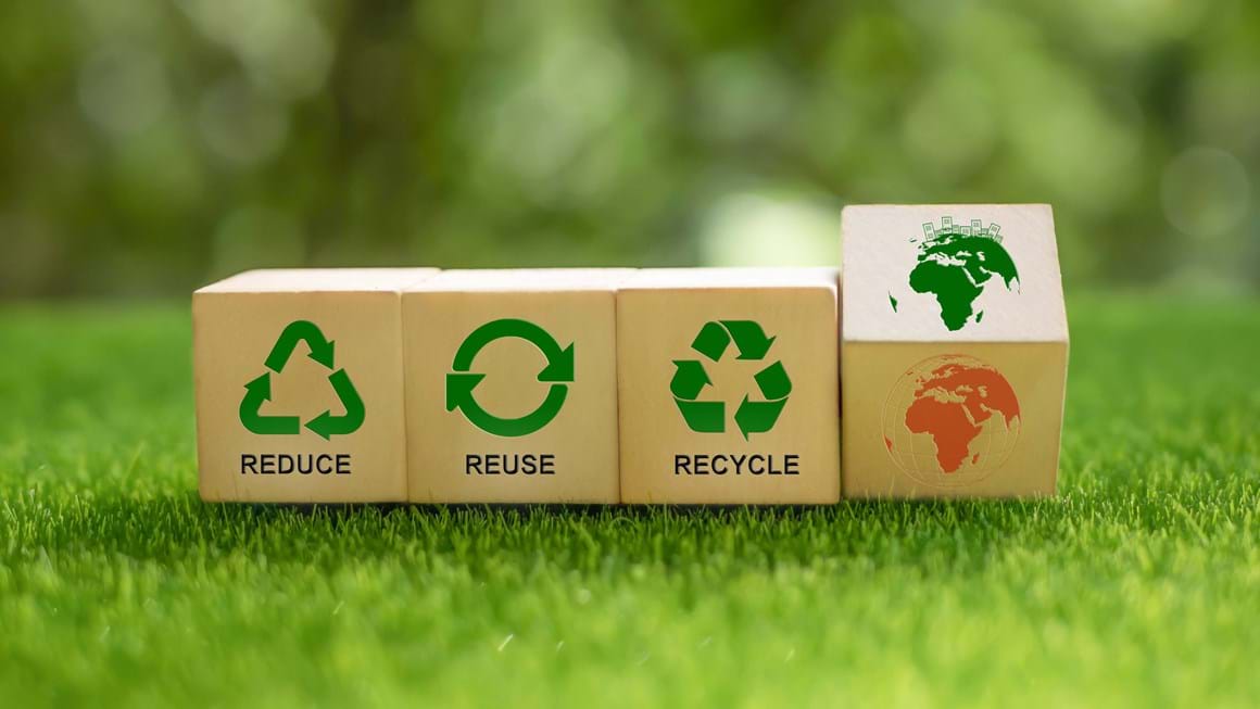 Reduce, reuse and recycle logos