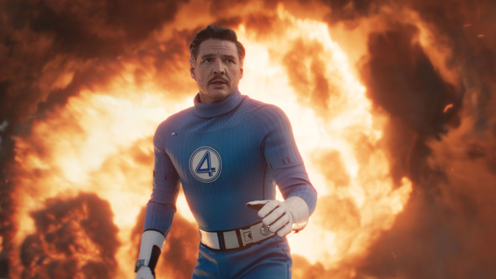 A promotional image of Pedro Pascal appearing in Fantastic Four