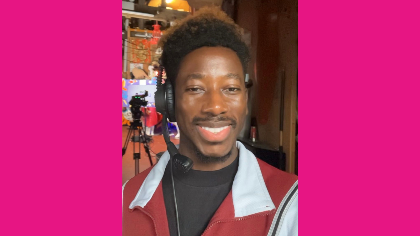 Derrick Otchere on the children's TV DreamBIG! programme