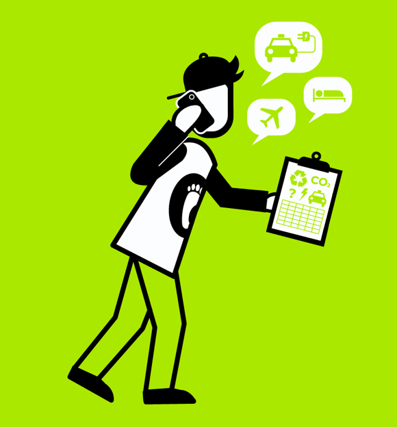 Sustainability assistant illustration