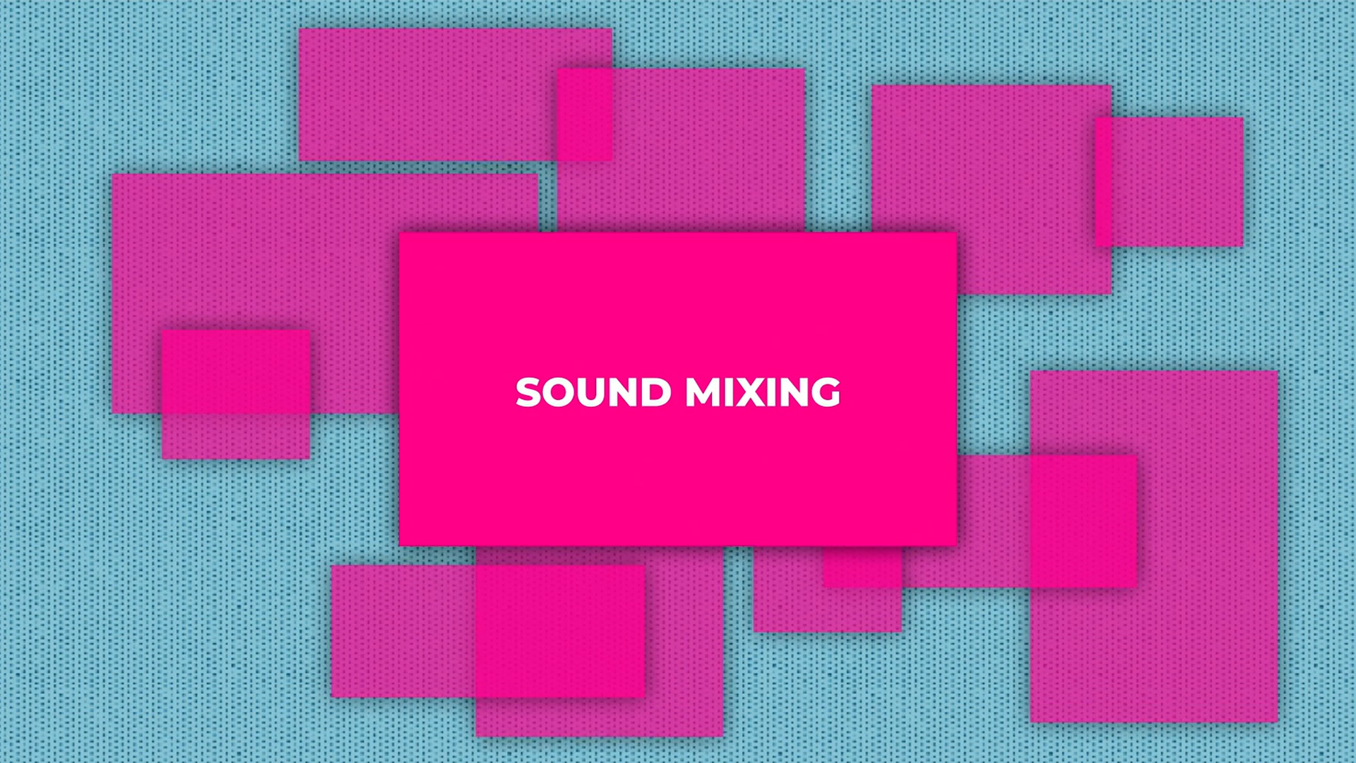 Post production explained: sound mixing