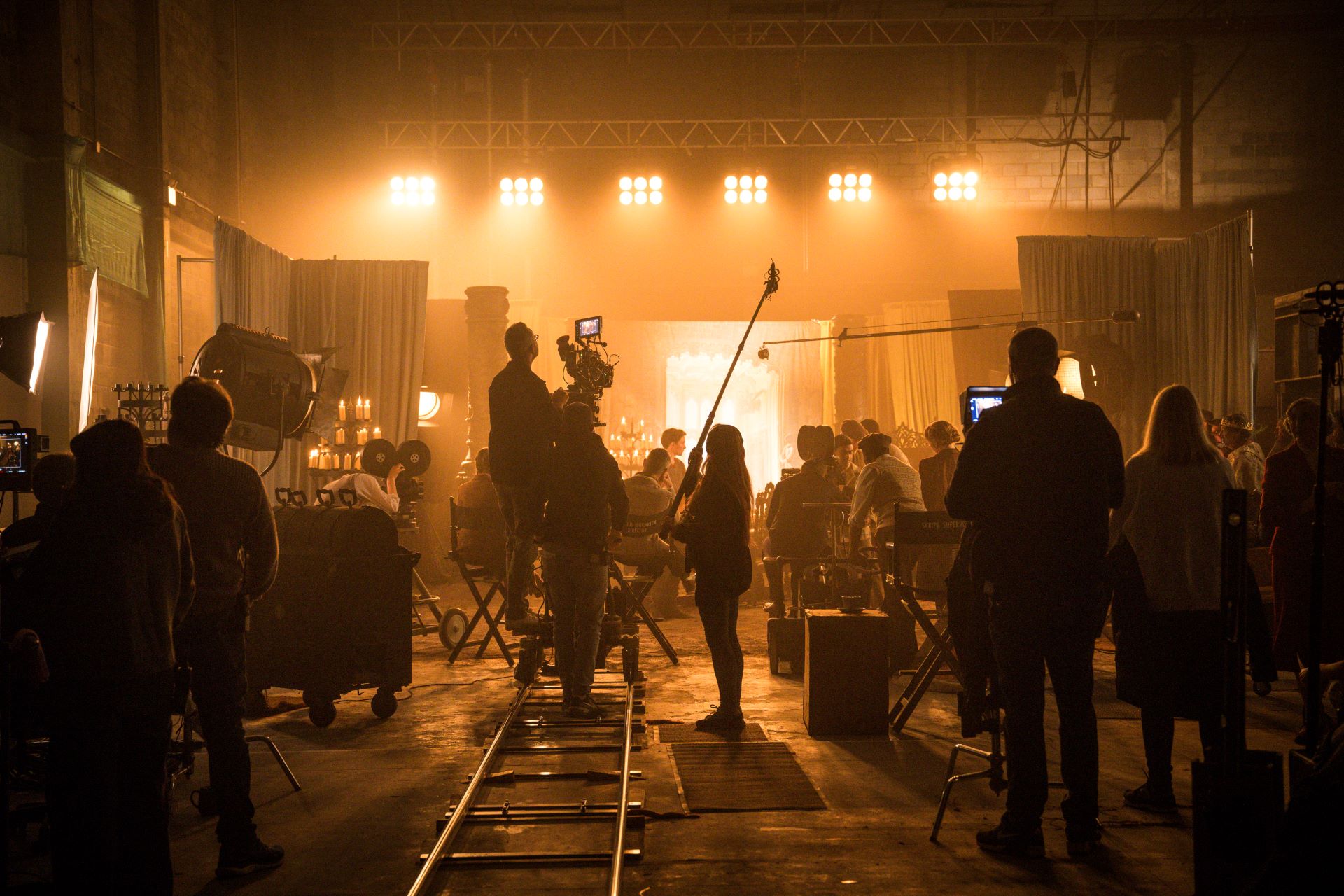 An image of a production set